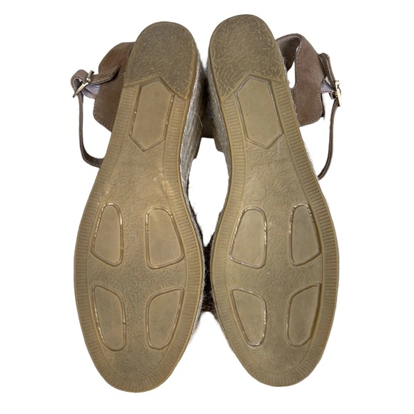 Eric Michael Lupa New Wedge Sandal Espadrille Resortwear Travel Coastal Suede - Picture 7 of 11